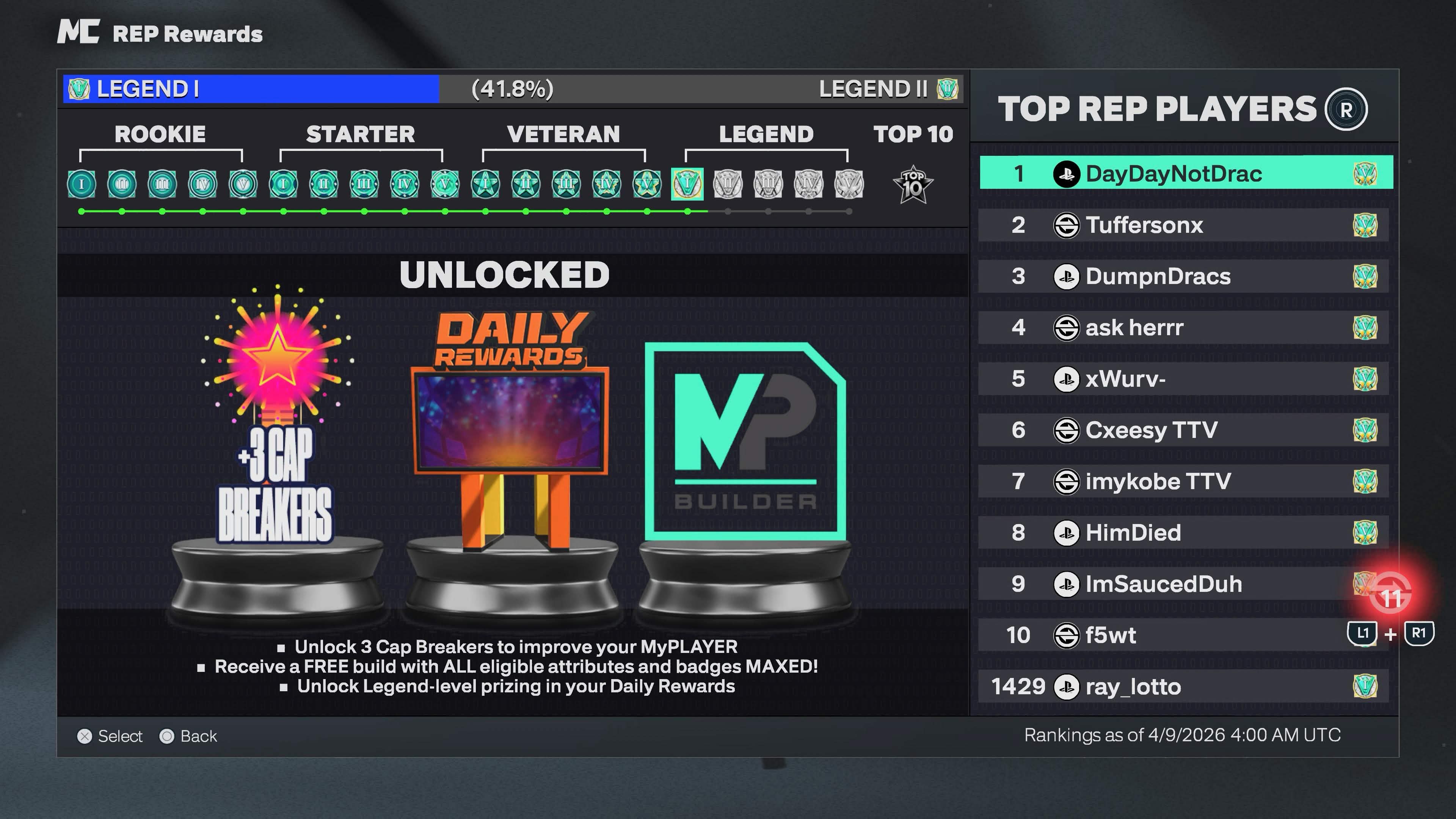 Account Screenshot