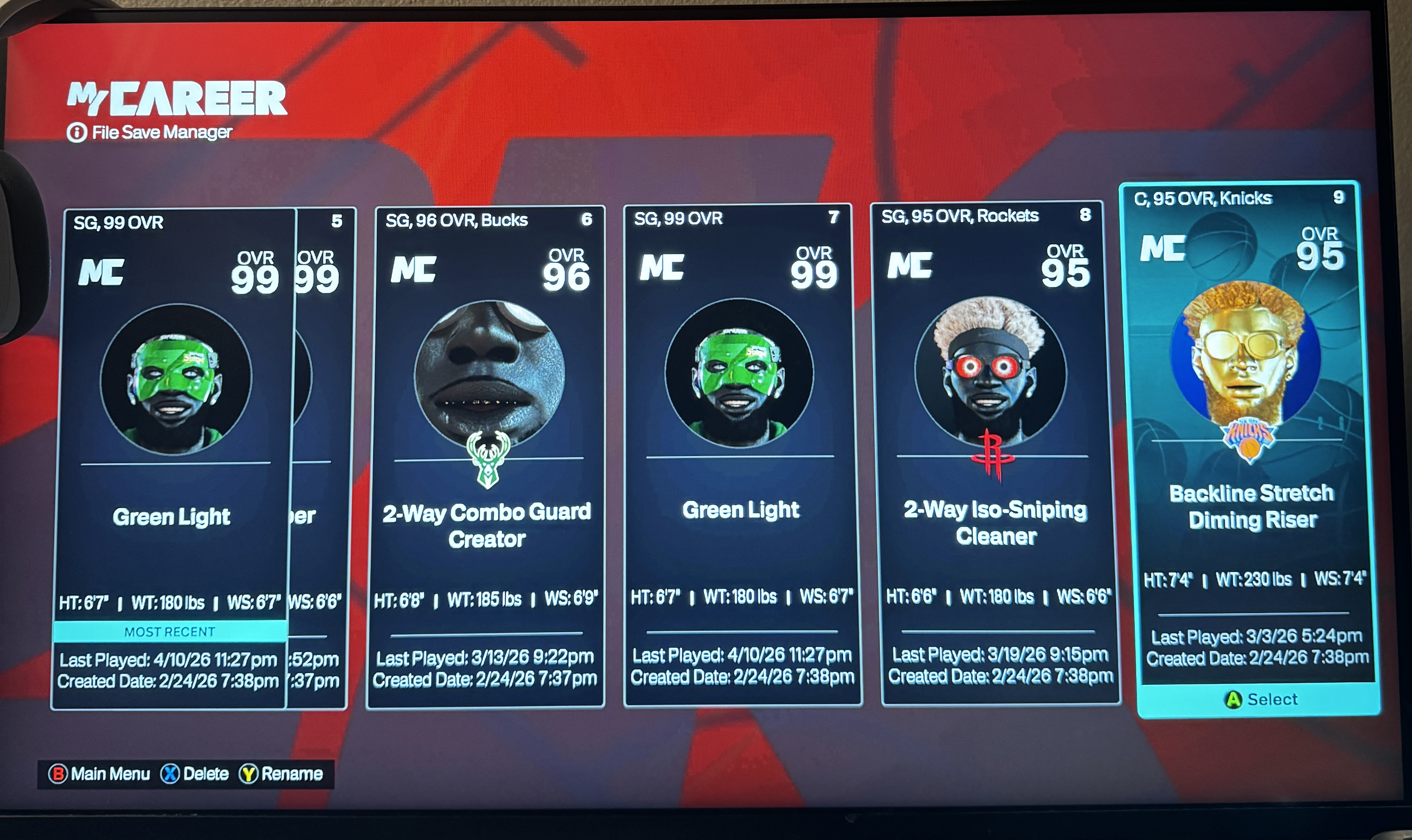 Account Screenshot