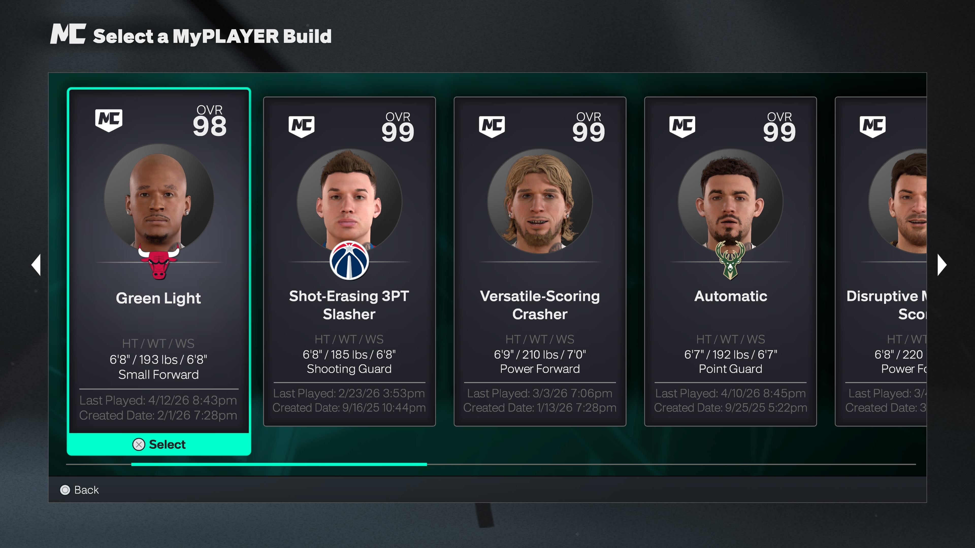 Account Screenshot