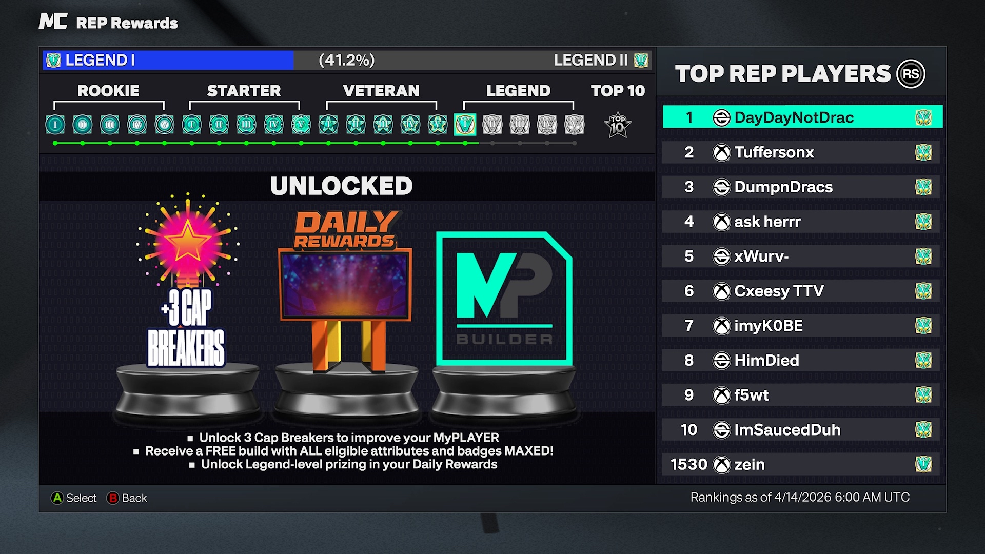 Account Screenshot