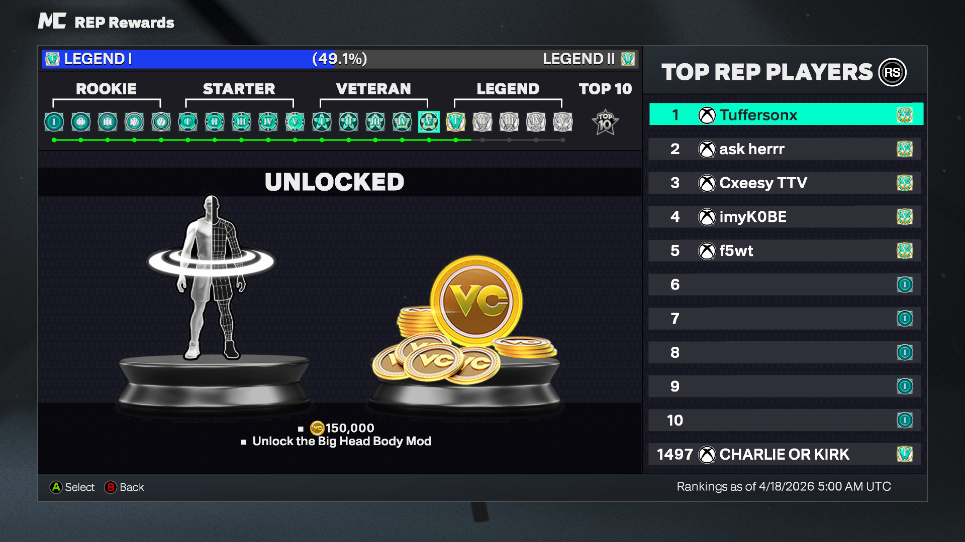 Account Screenshot