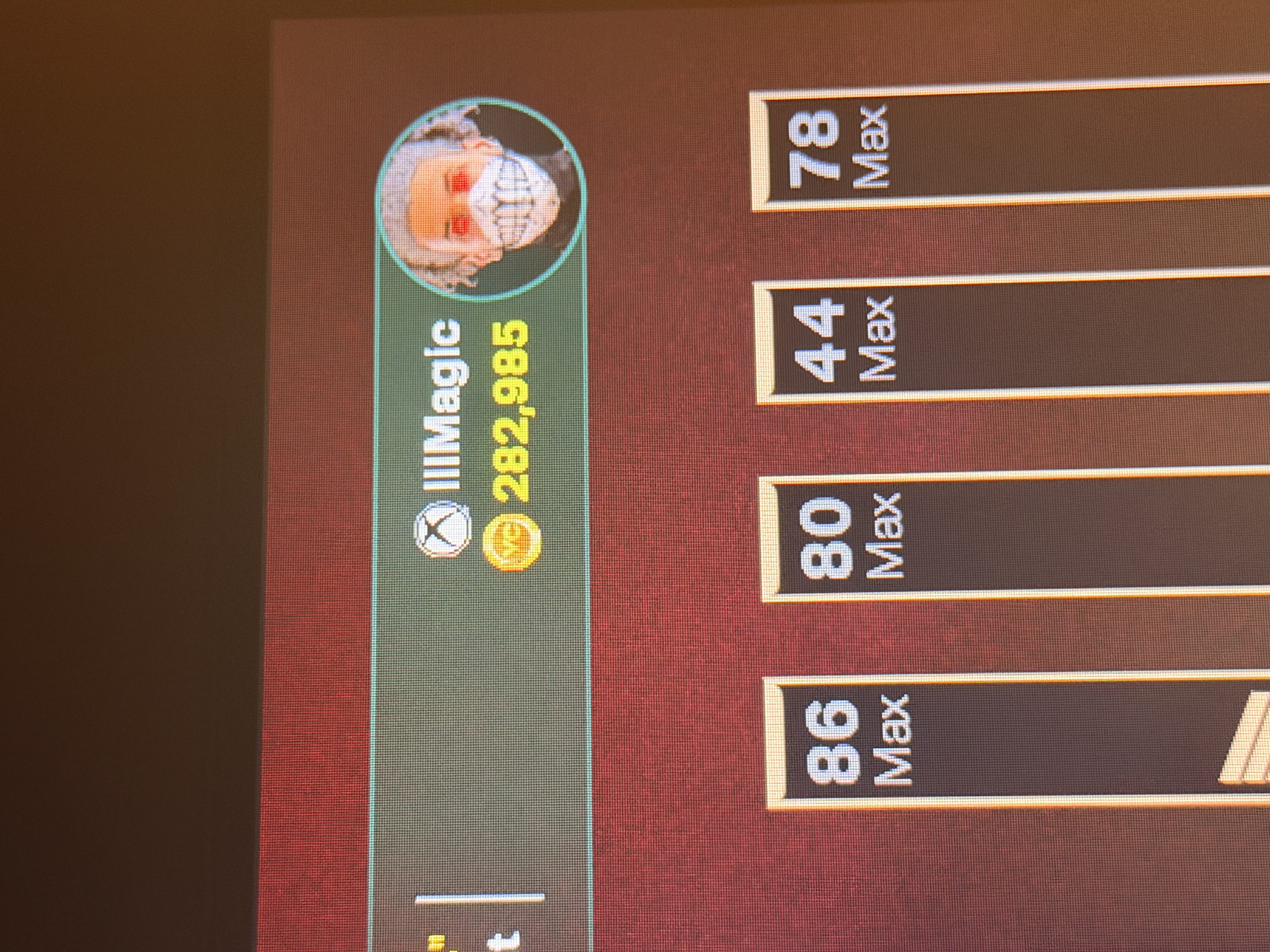 Account Screenshot