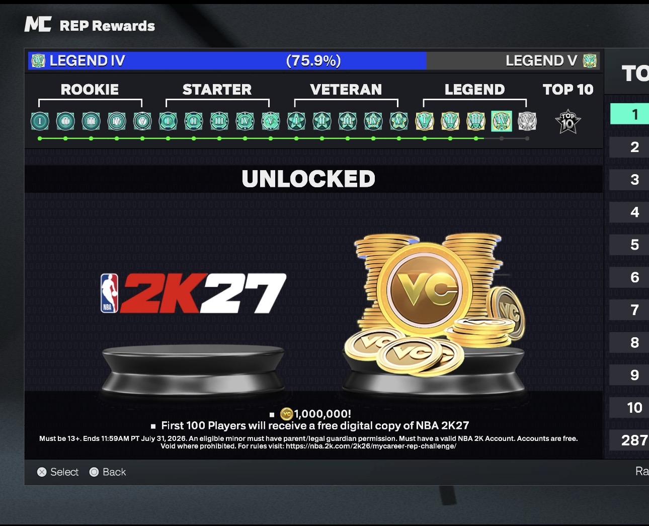 Account Screenshot
