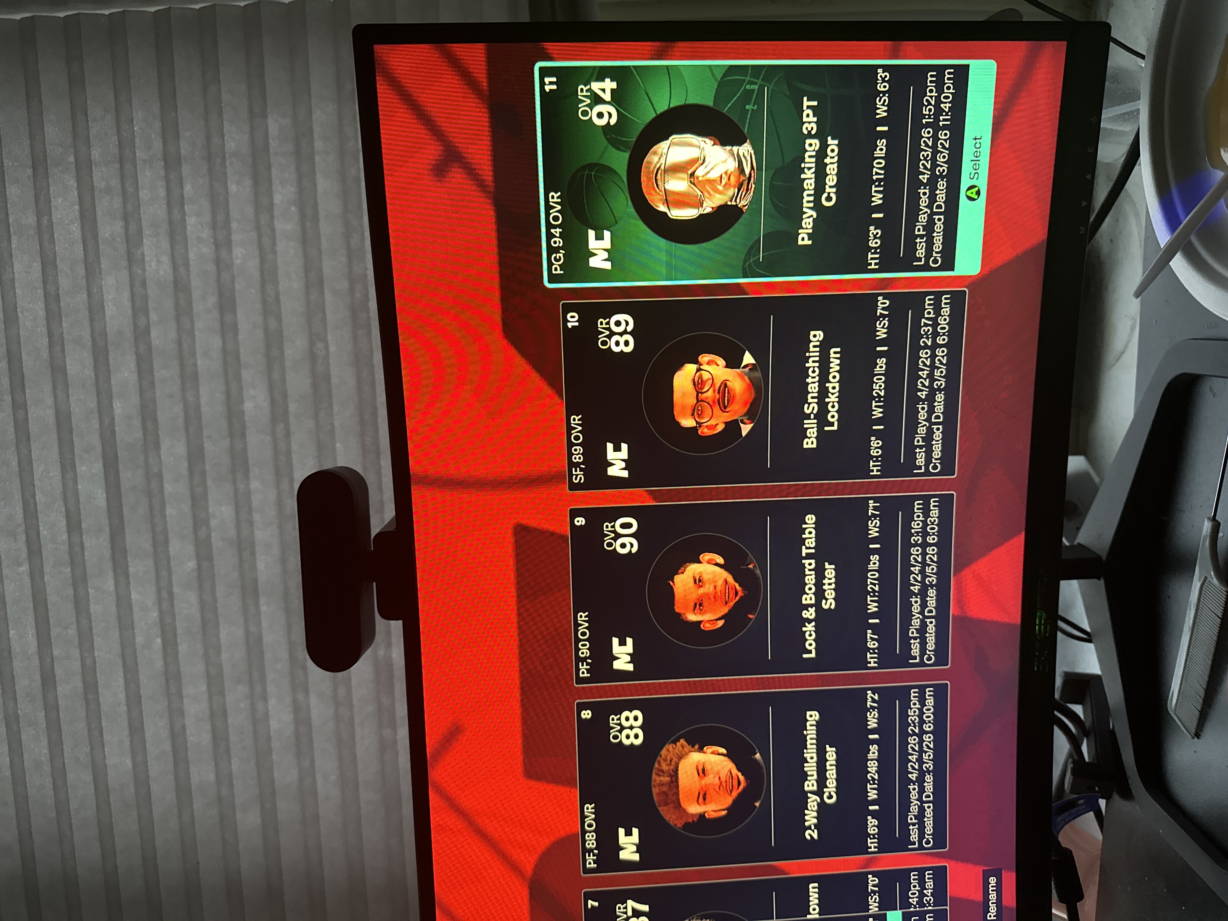 Account Screenshot