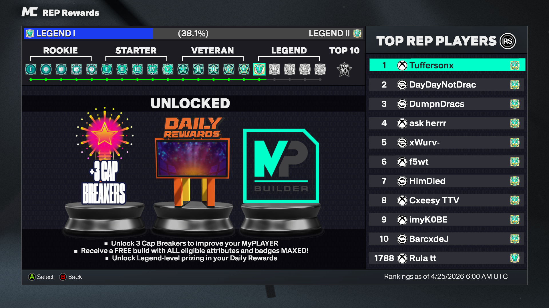 Account Screenshot