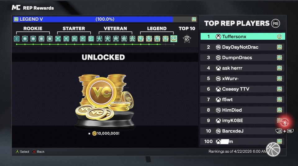 Account Screenshot