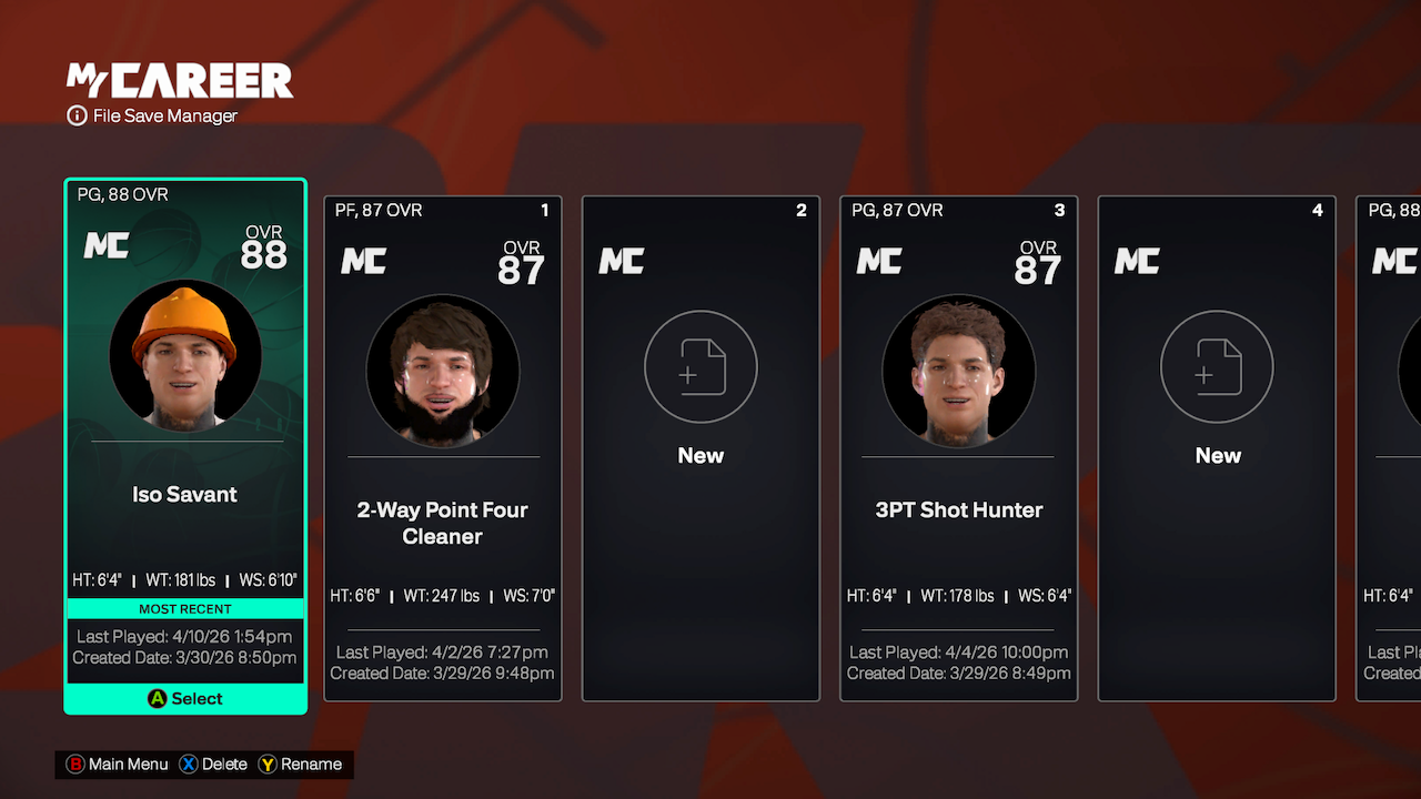Account Screenshot