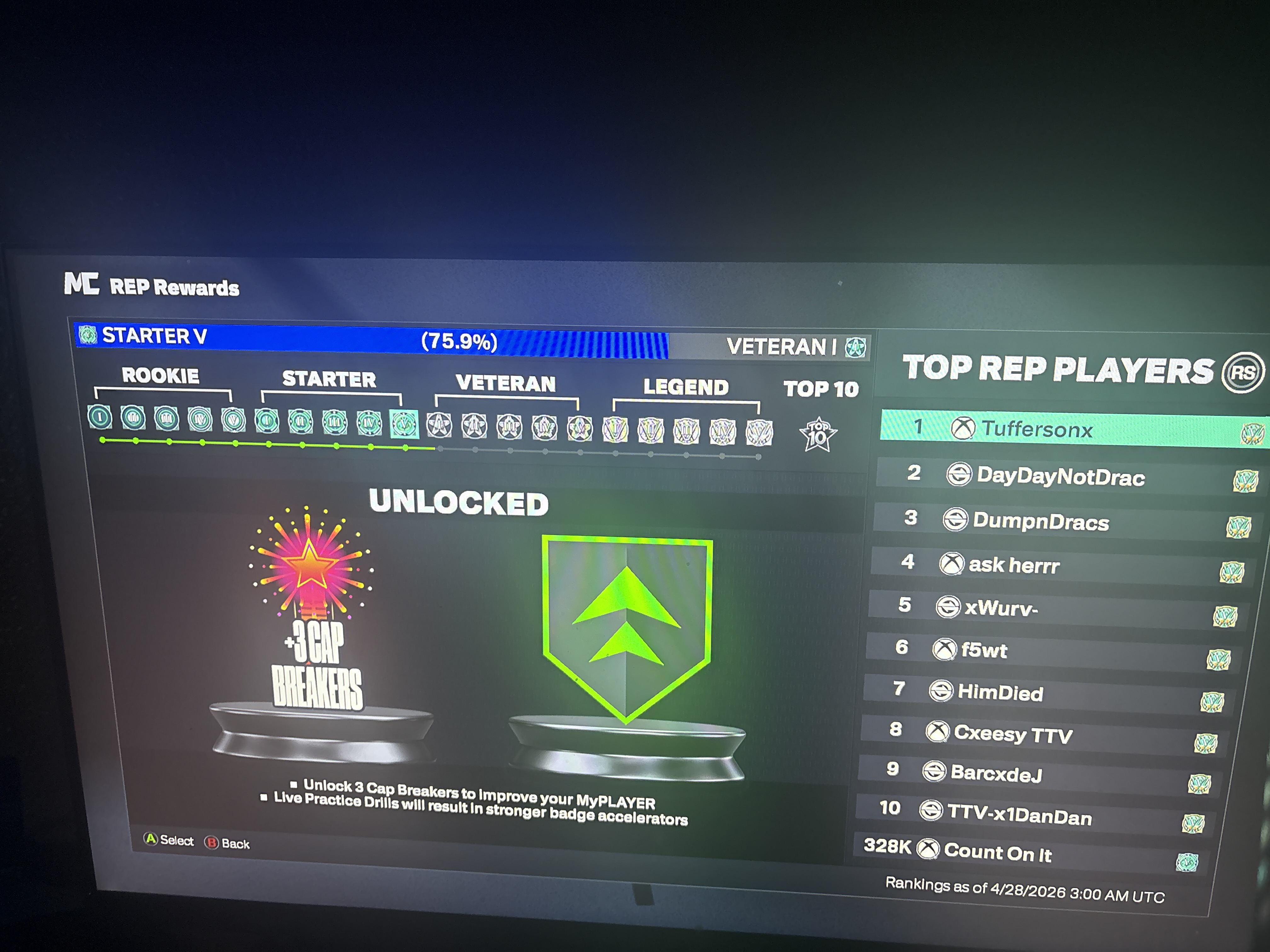 Account Screenshot