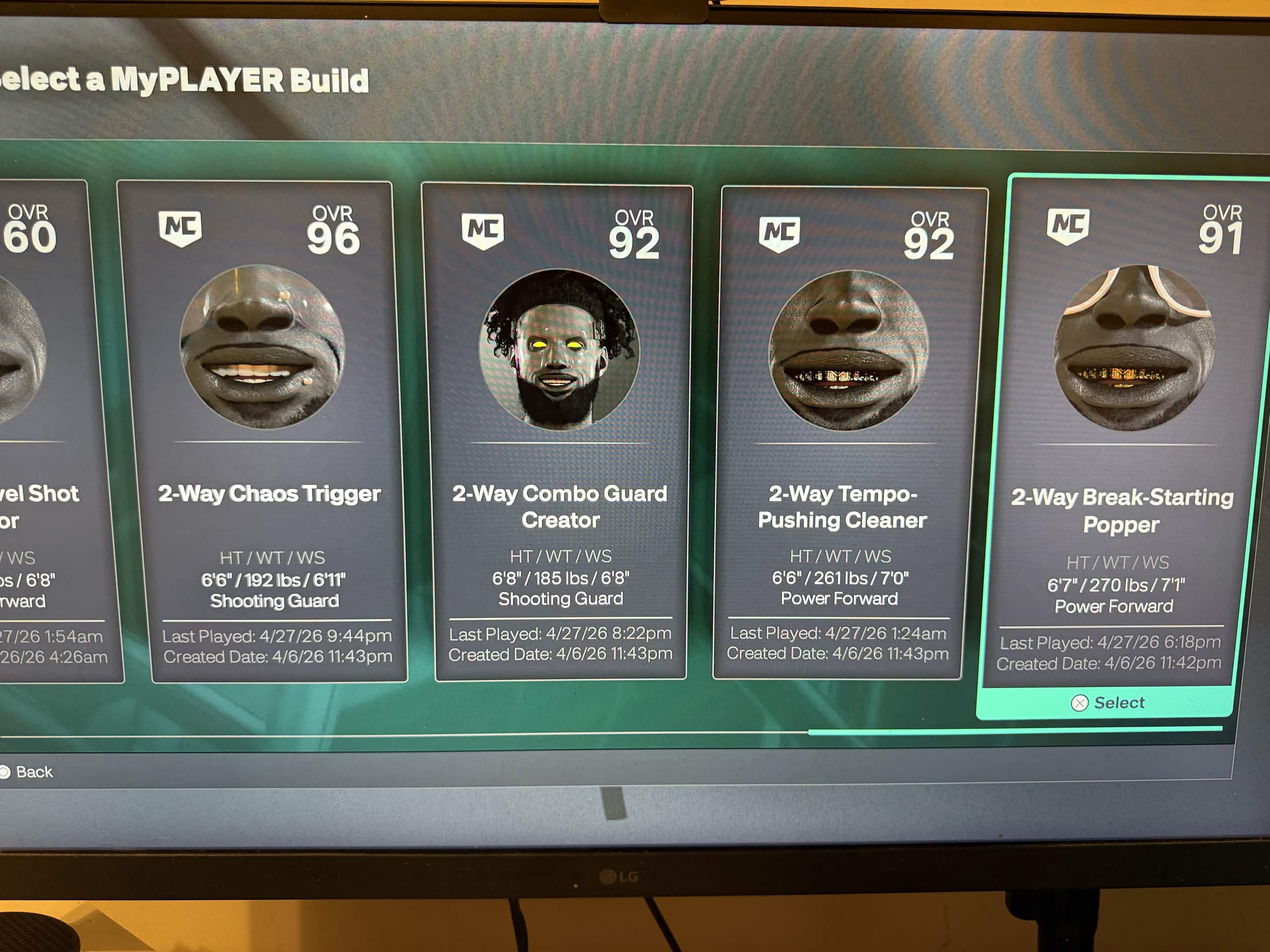 Account Screenshot