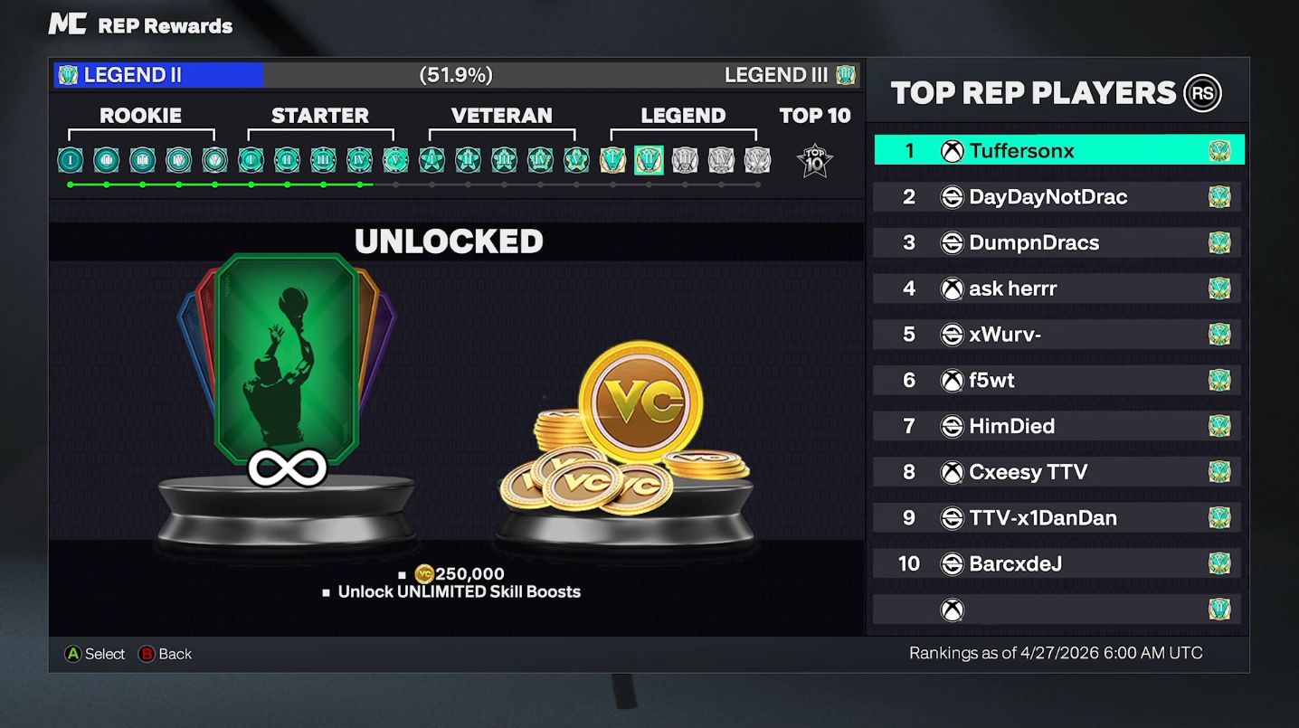 Account Screenshot