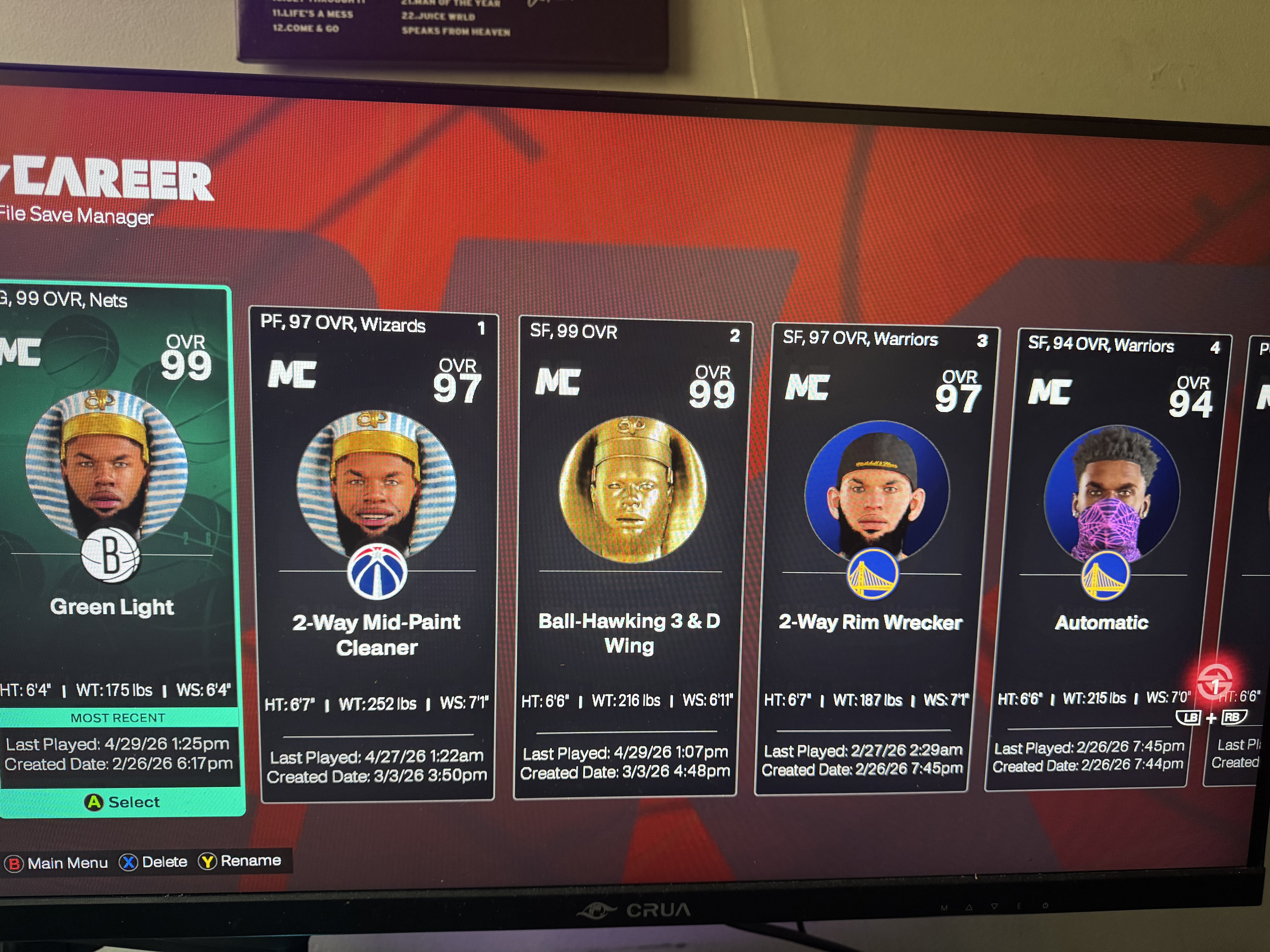 Account Screenshot