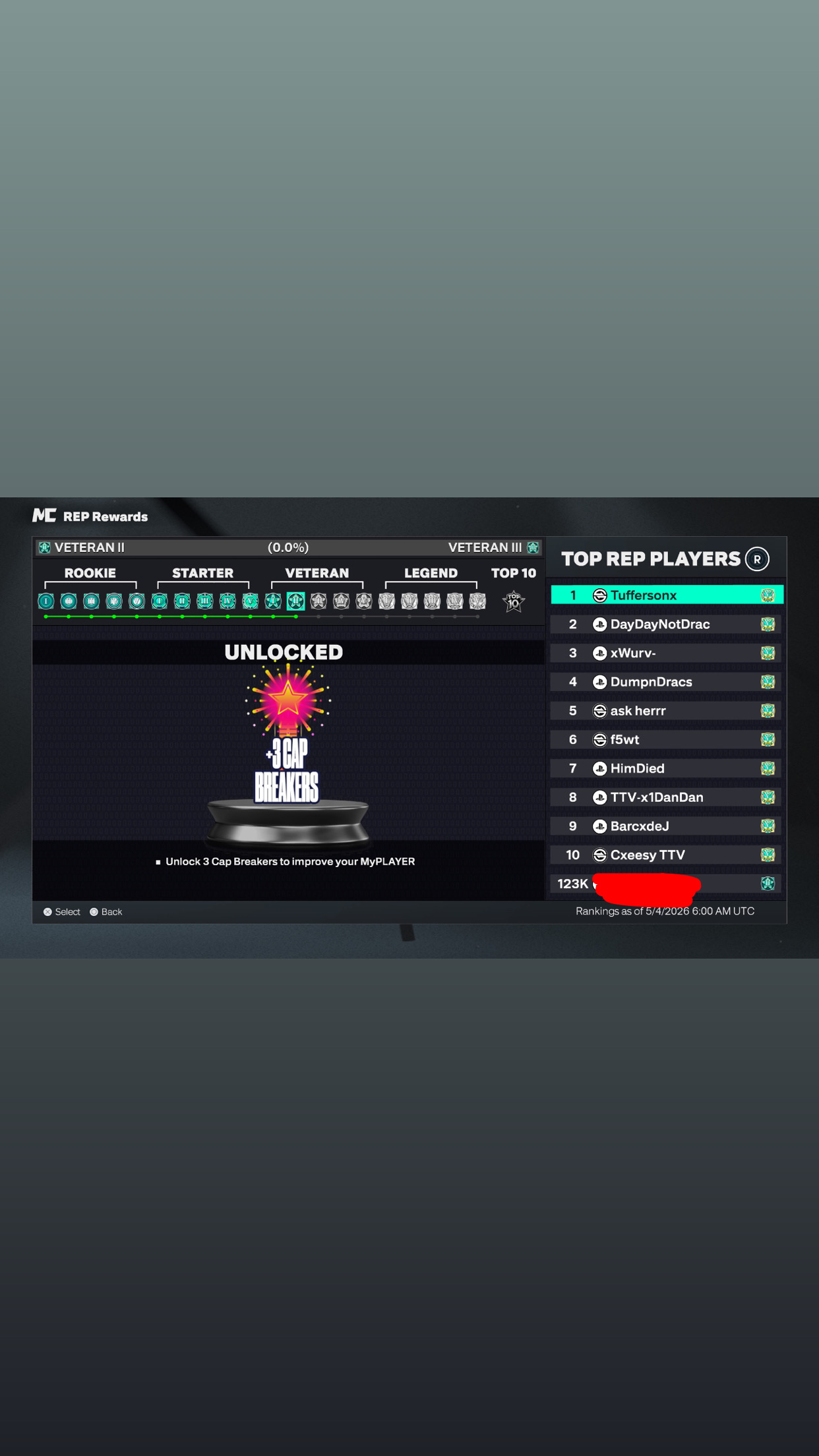 Account Screenshot