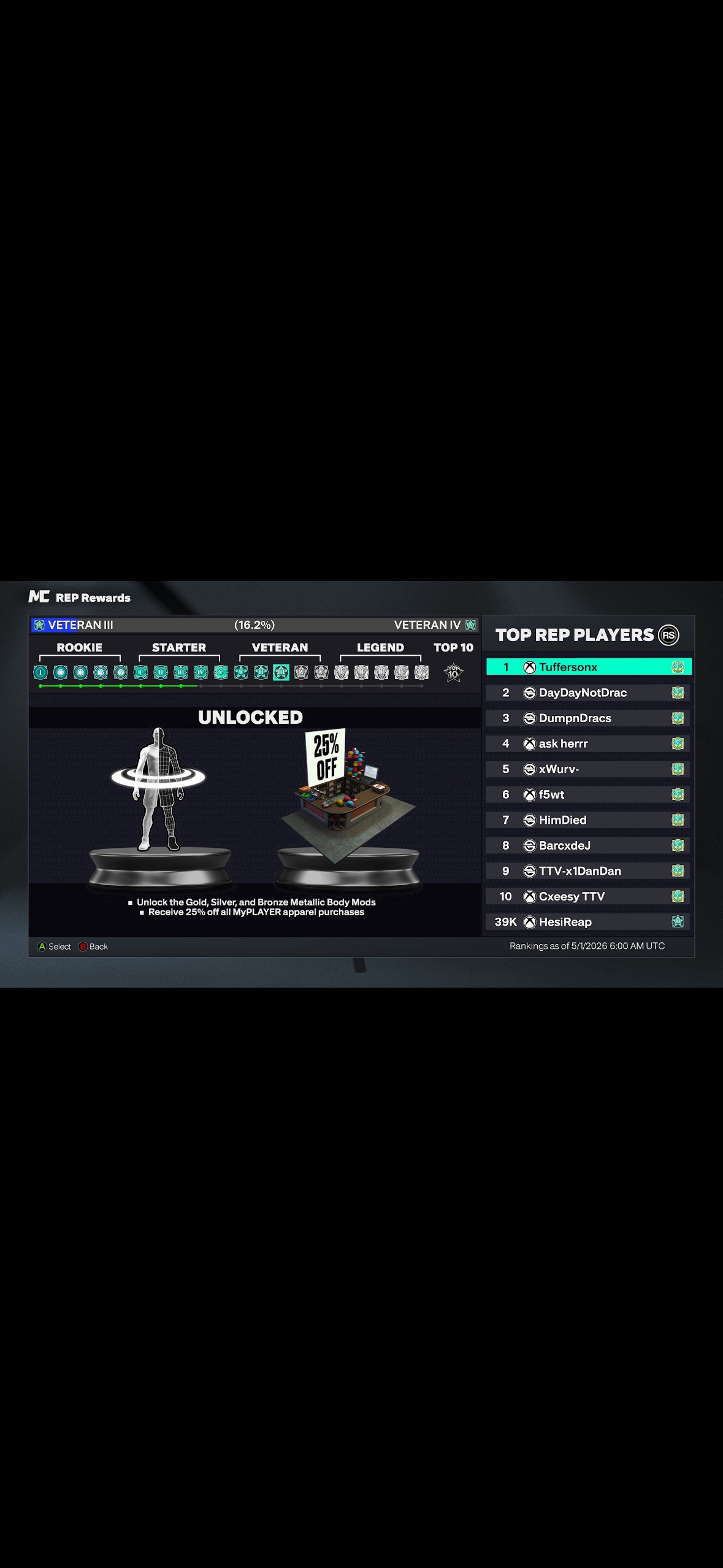 Account Screenshot