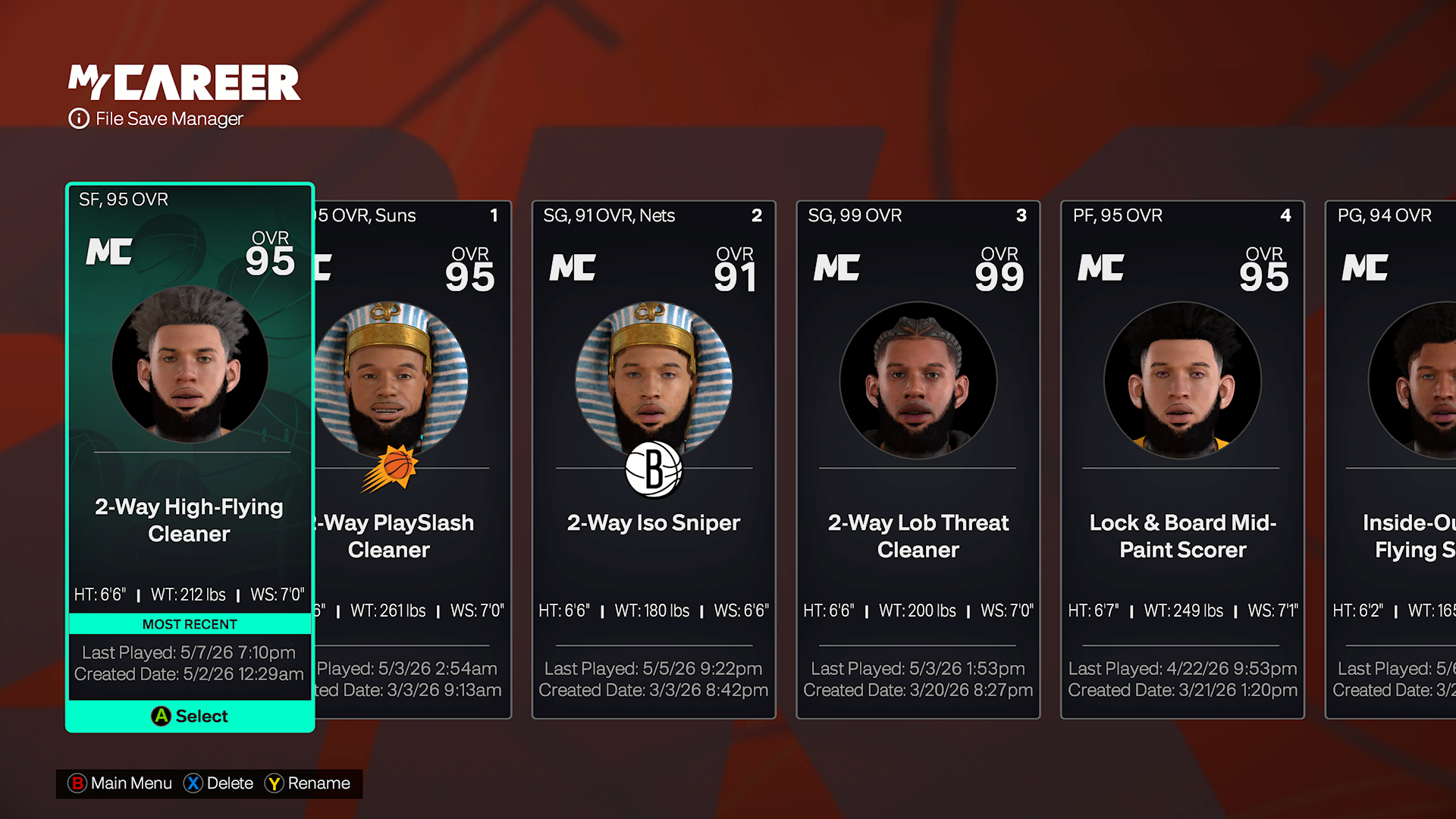 Account Screenshot