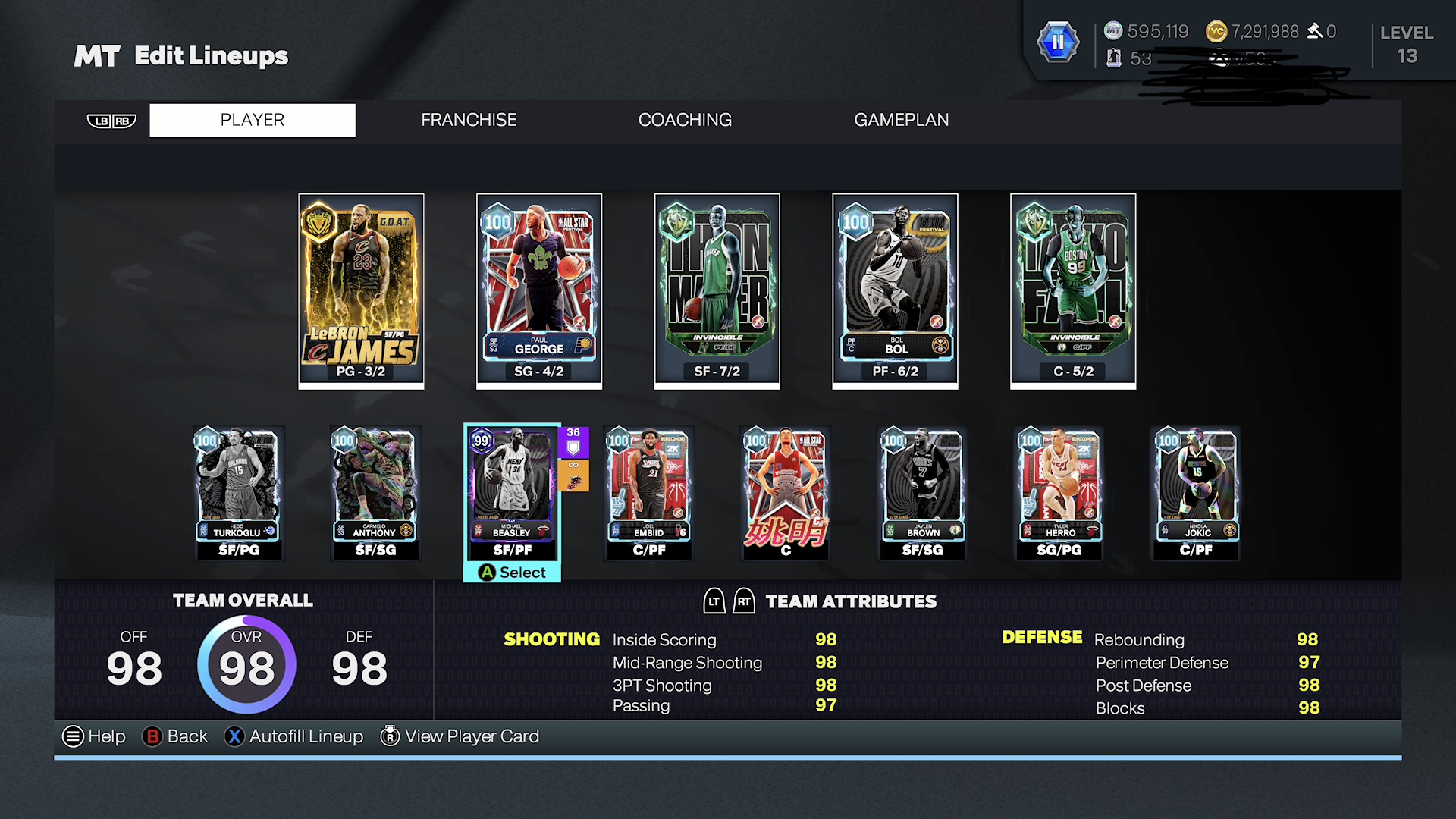 Account Screenshot