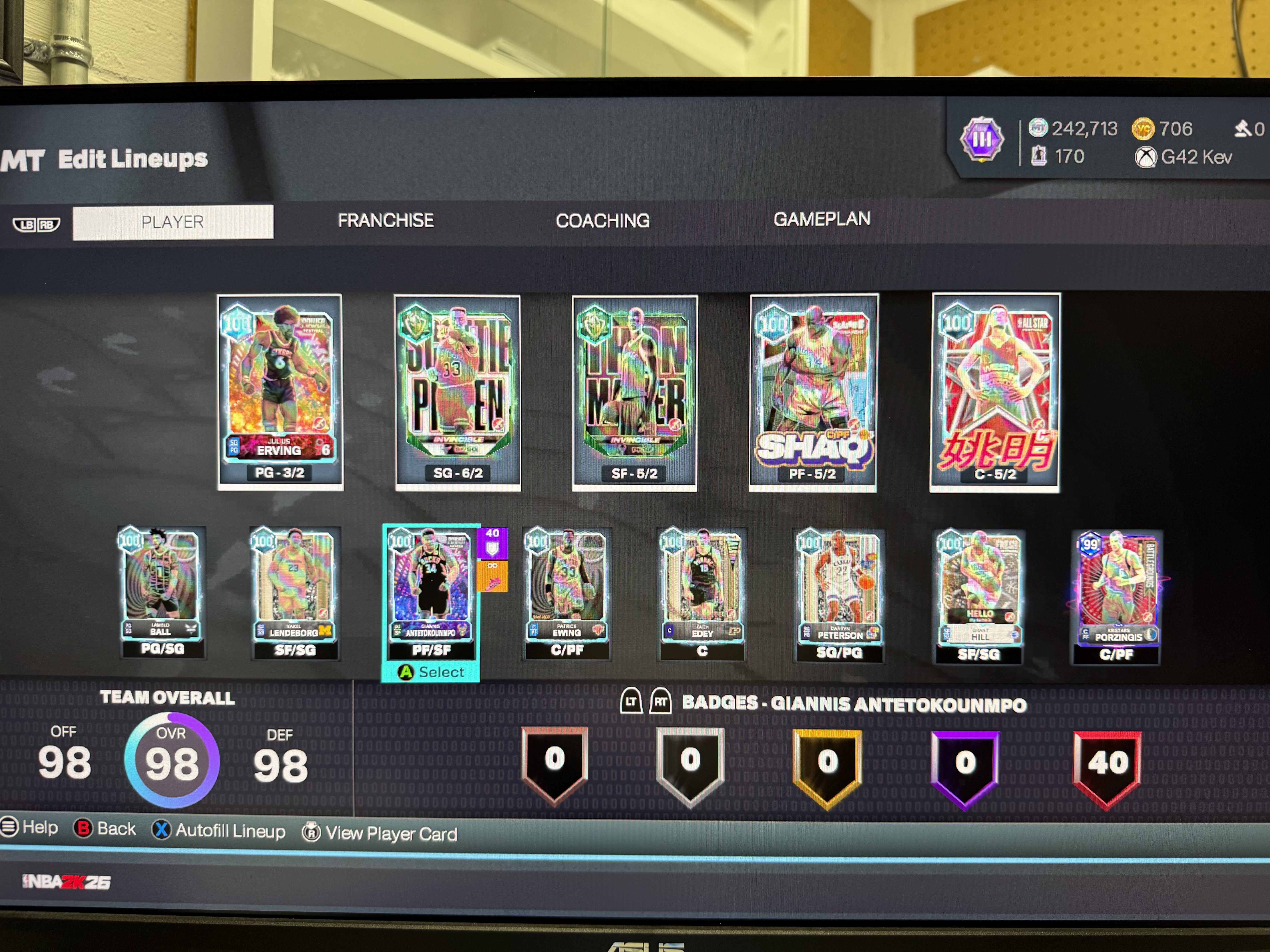 Account Screenshot
