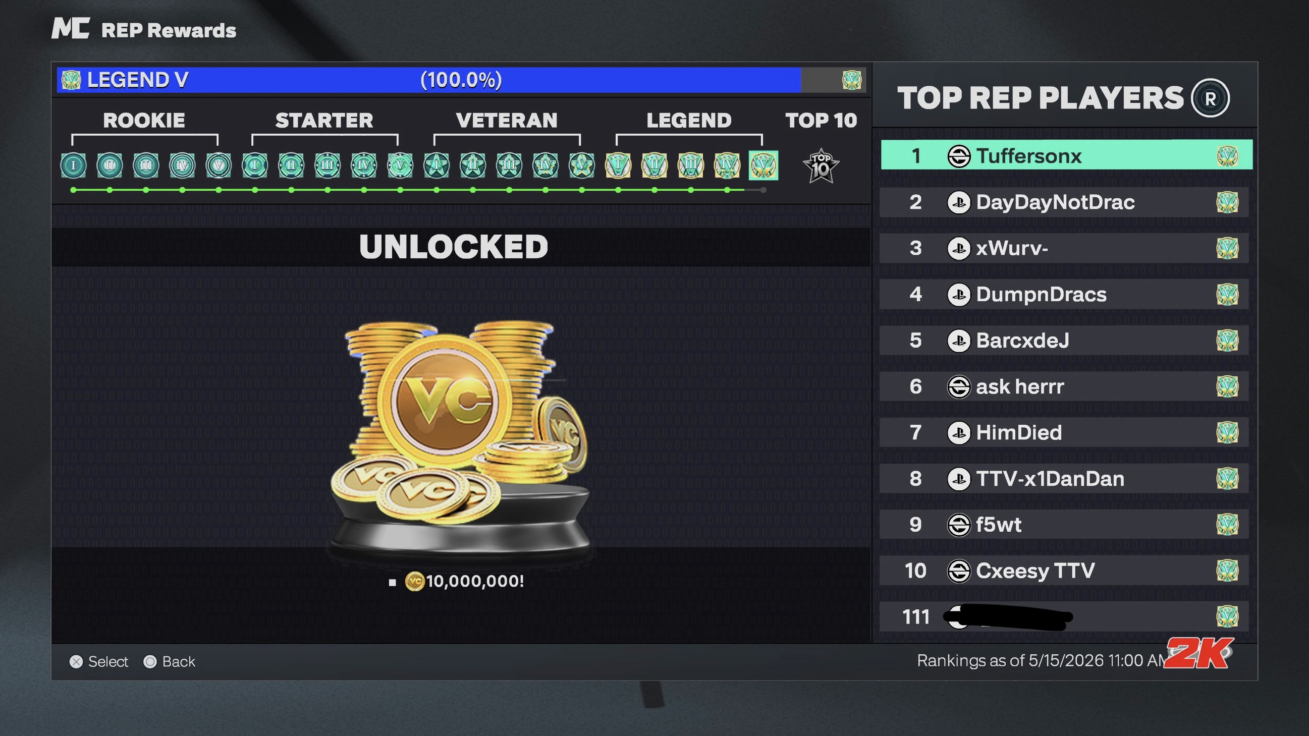 Account Screenshot