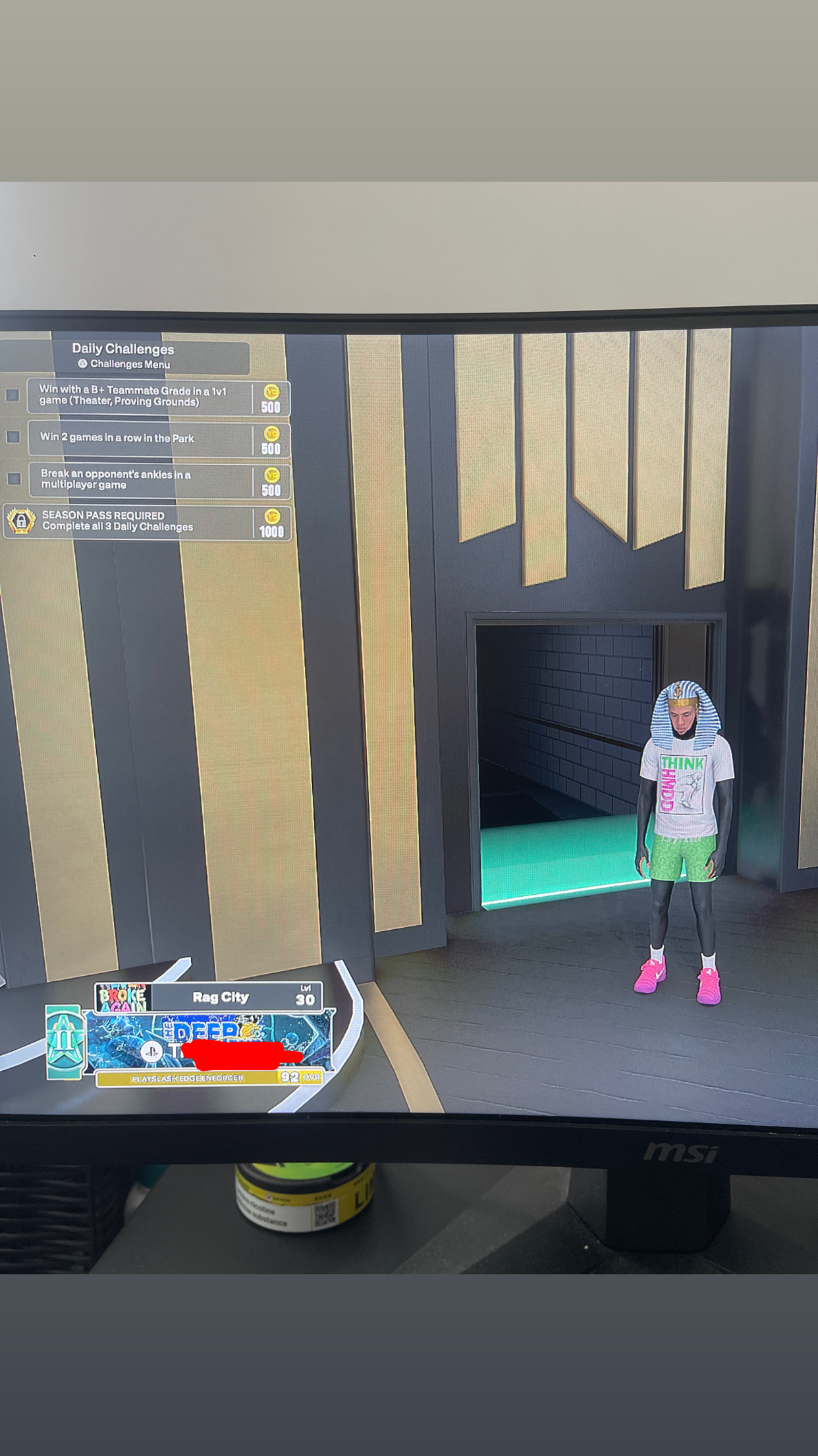 Account Screenshot