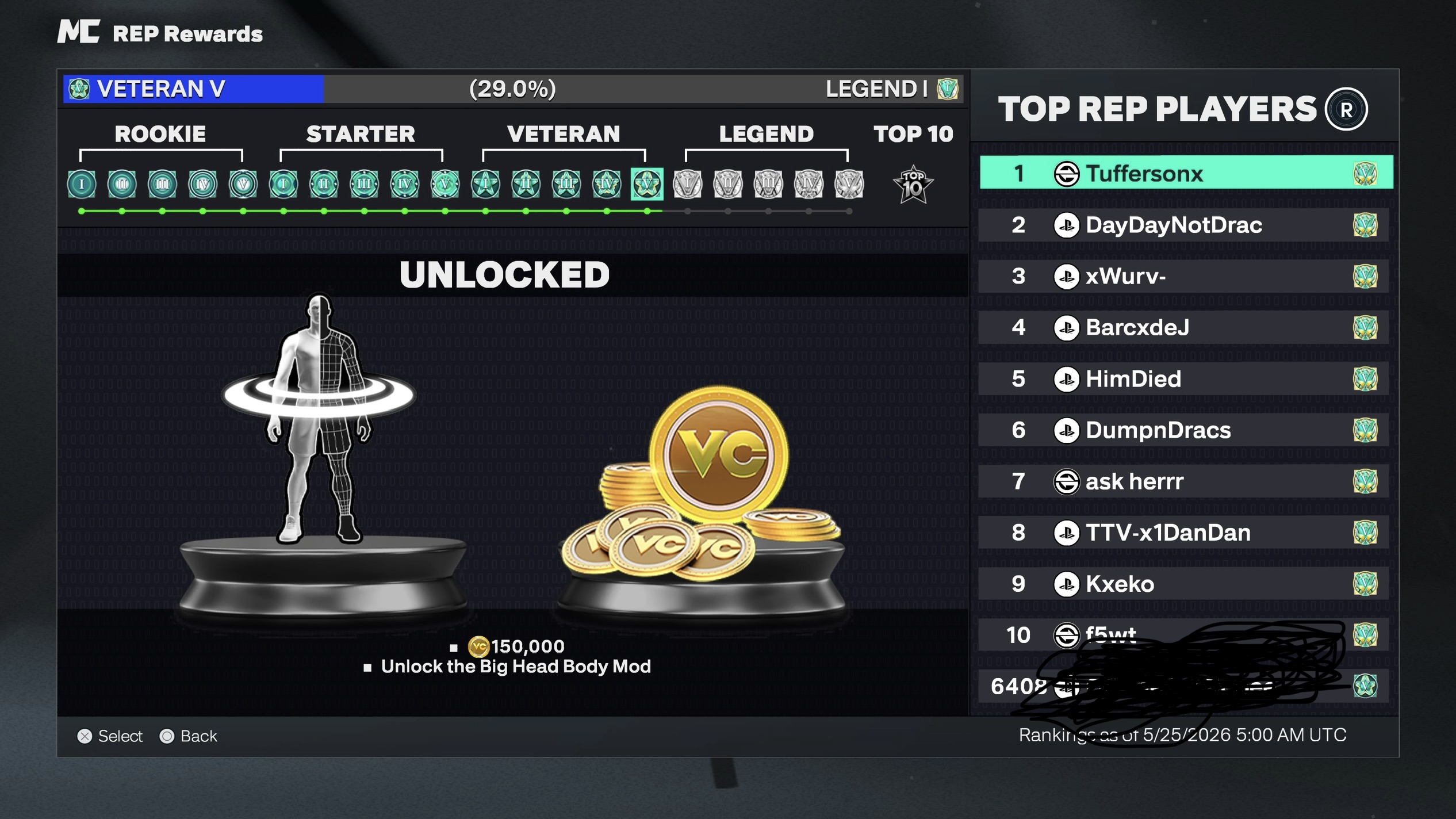 Account Screenshot
