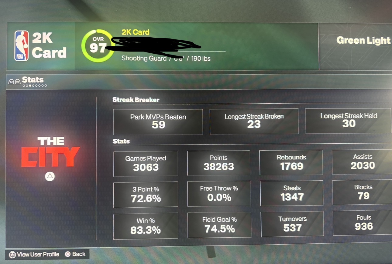 Account Screenshot