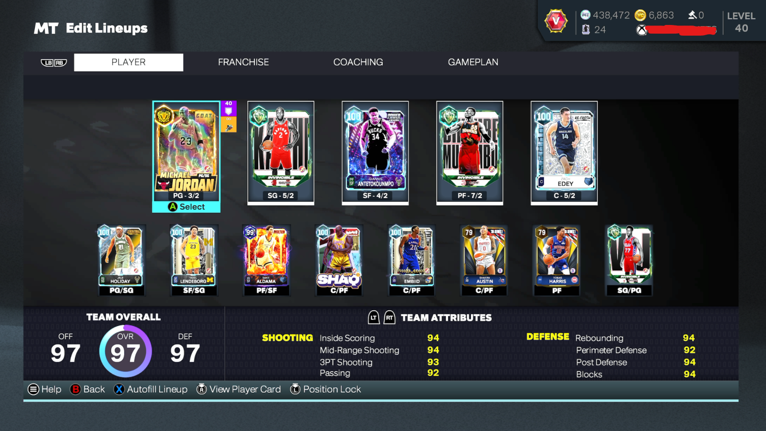 Account Screenshot