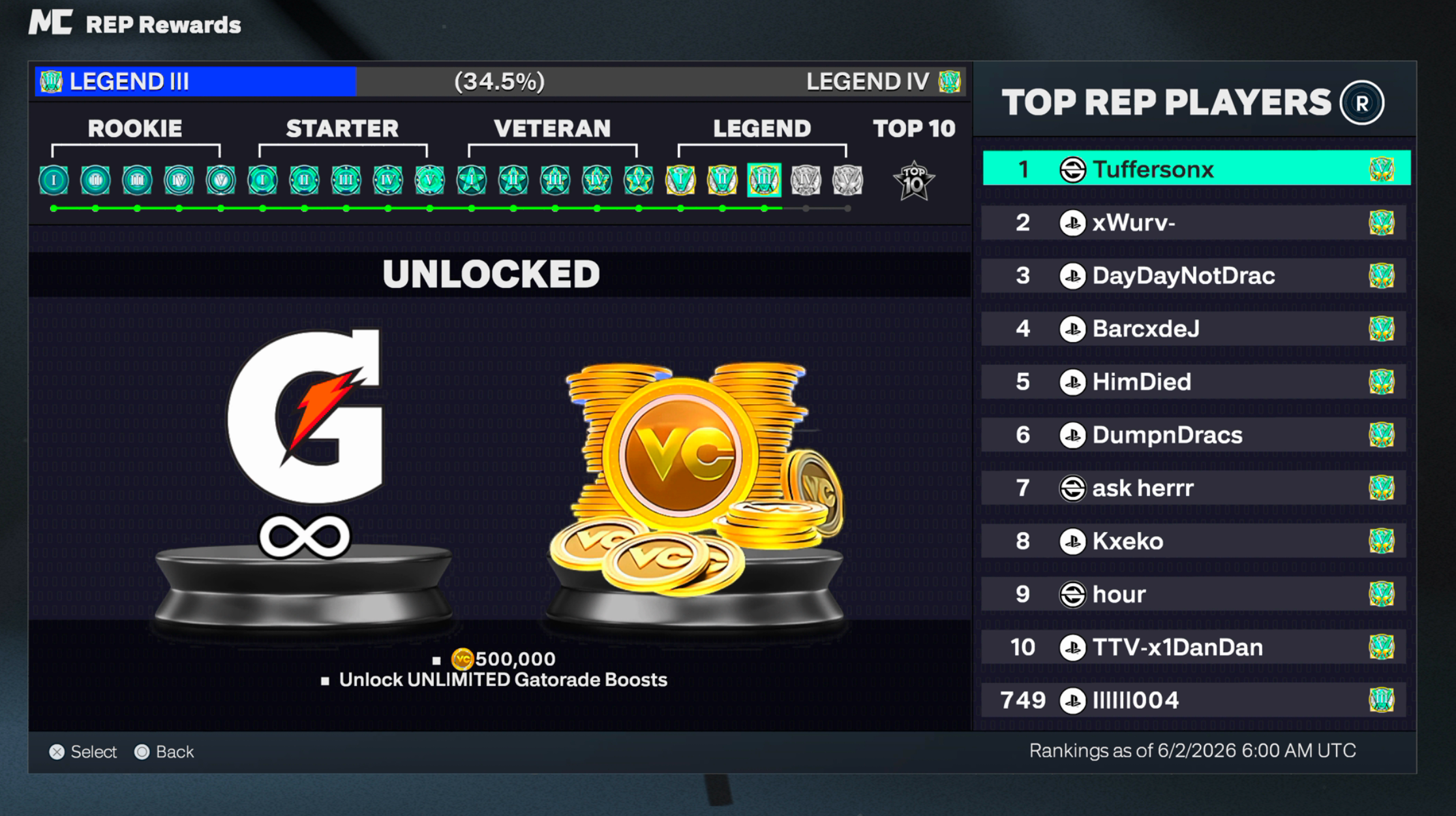 Account Screenshot