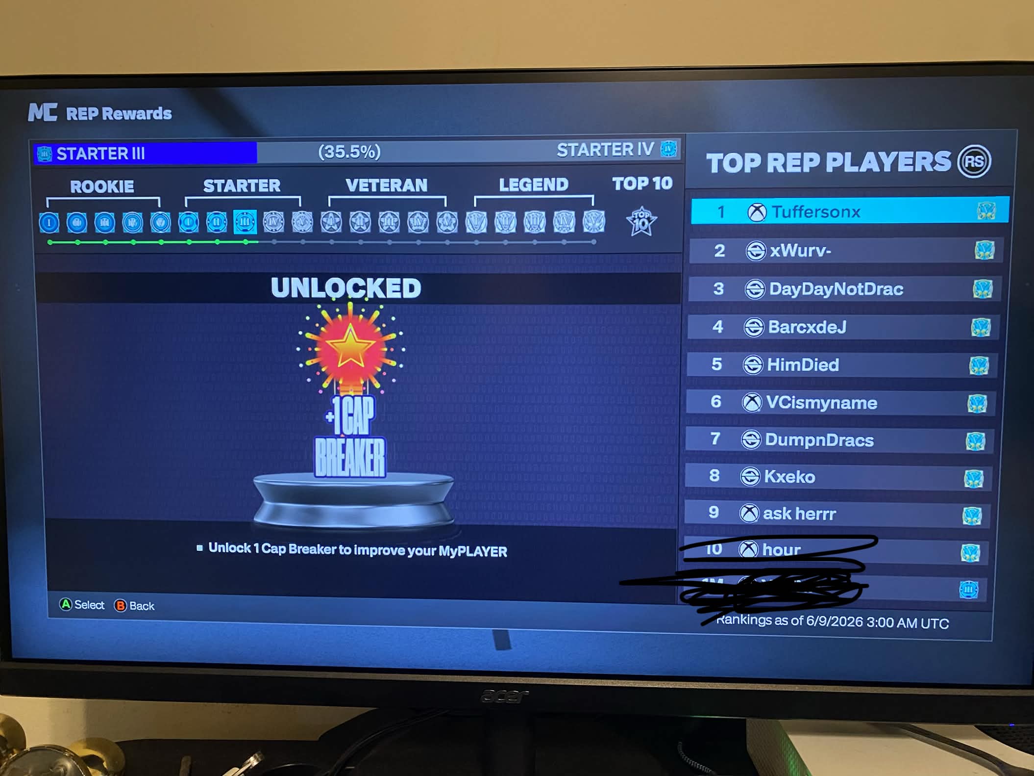 Account Screenshot