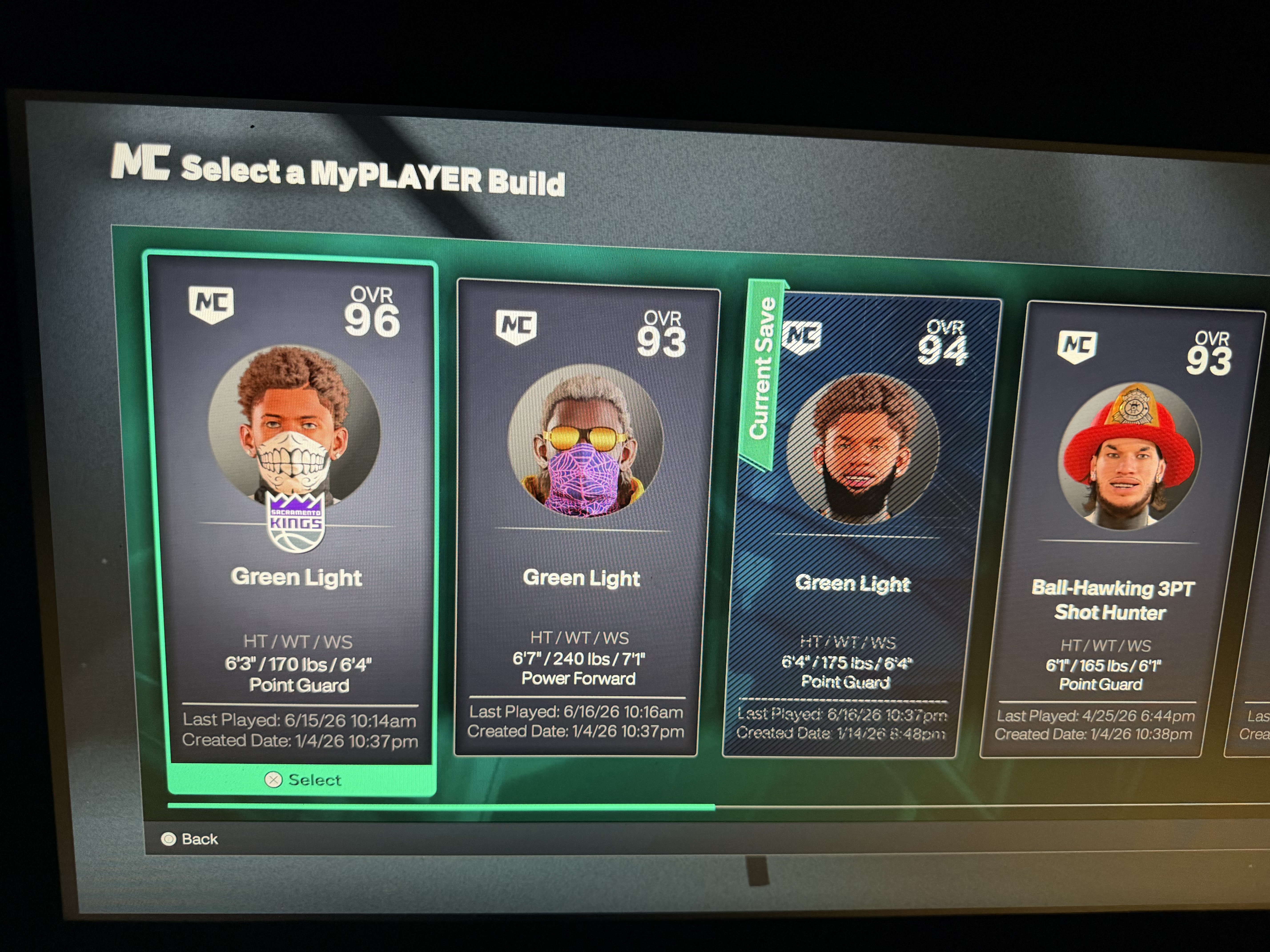 Account Screenshot